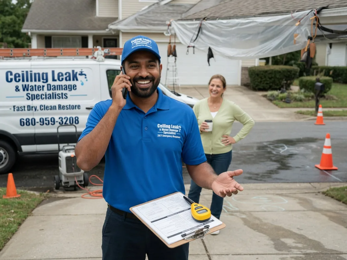 Ceiling Leak Cleanup River Ridge, LA FAQs